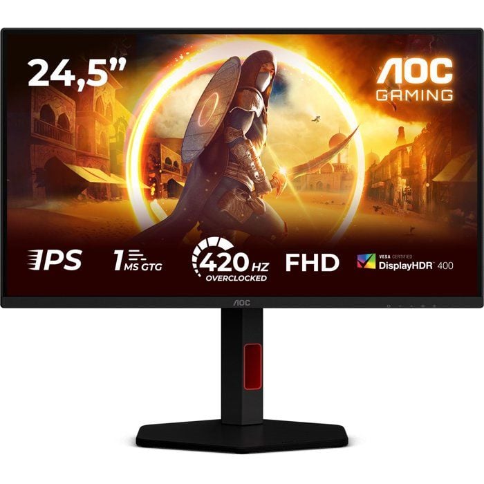 Écran Gamer AOC G4 - 25G4KUR - Noir, Rouge - 62,2 cm- Ecran d ...