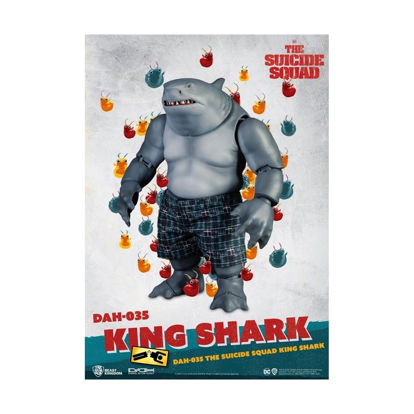 The Suicide Squad - Figurine Dynamic Action Heroes 1/9 King Shark 21 cm