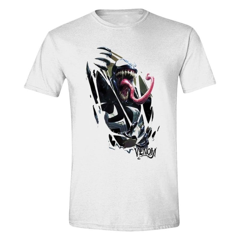Venom Face with We are Venom Teeth T-Shirt Small Black