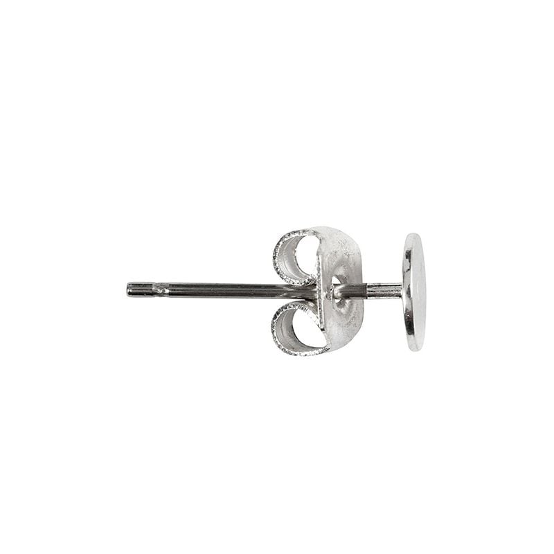Boucles D'oreilles Fleur En Argent 925 – Tige Or Rose, Hypoallergéniques, Sans Nickel, 0,9 Cm, Avec Boîte Cadeau, Pour Femme, Fille, Maman