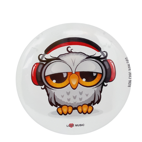 Badge Chouette pour trousse