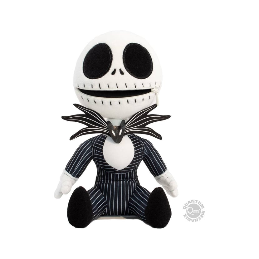 L'étrange Noël de Mr. Jack - Peluche Zippermouth Jack Skellington 23 cm