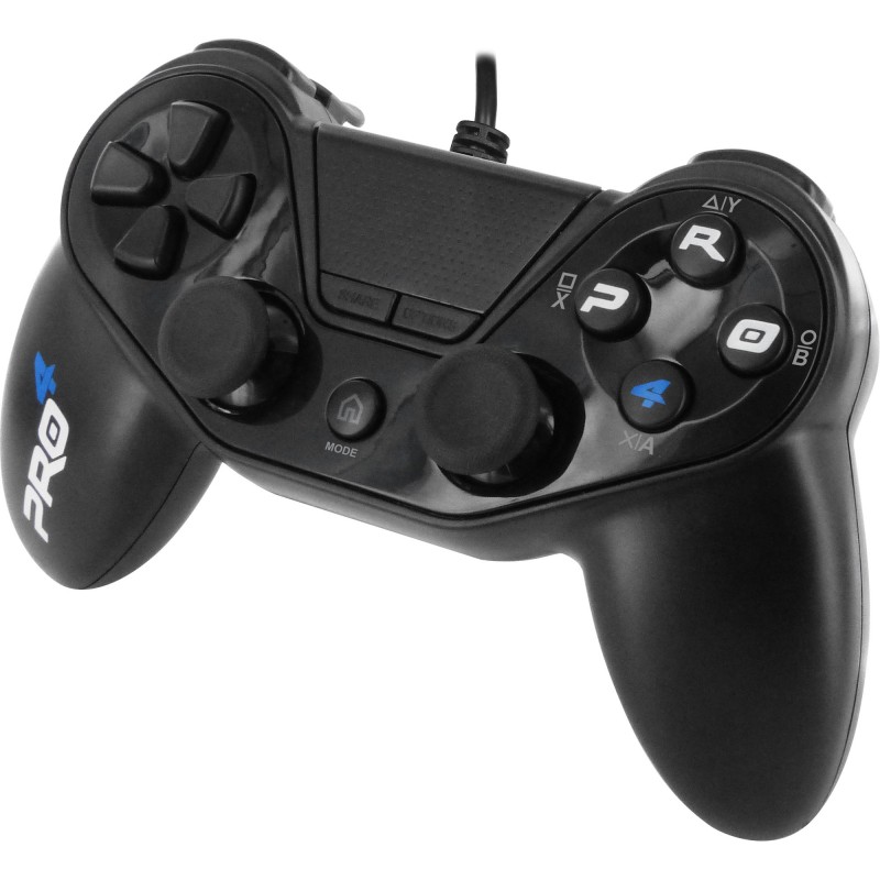 filaire pour PS4 et PS3 Pro4 black wired controller Consoles PS4 Playstation 4 Cultura
