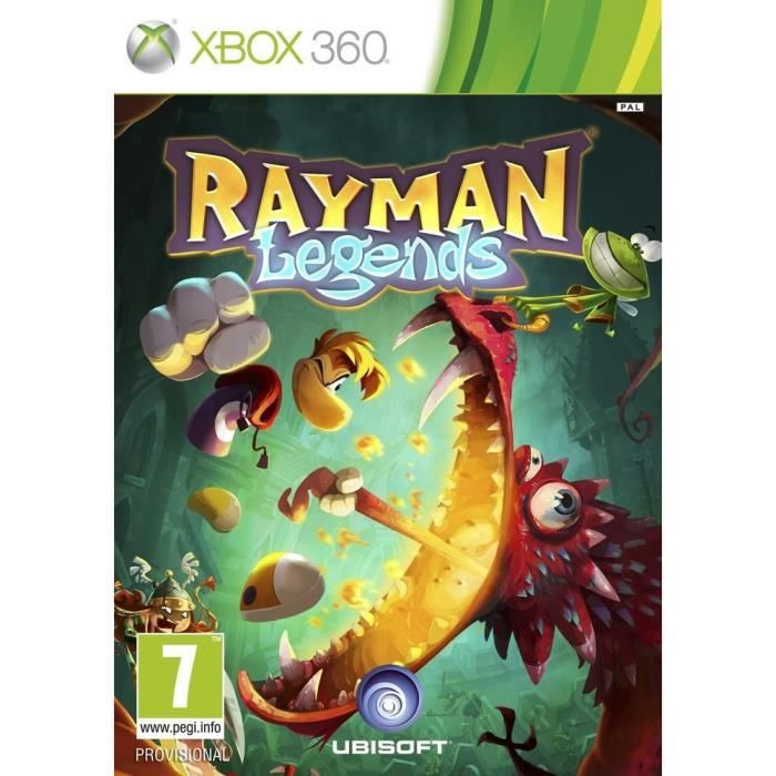 Jeu vidéo - Ubisoft - Rayman Legends - Xbox 360 - Aventure légendaire ...