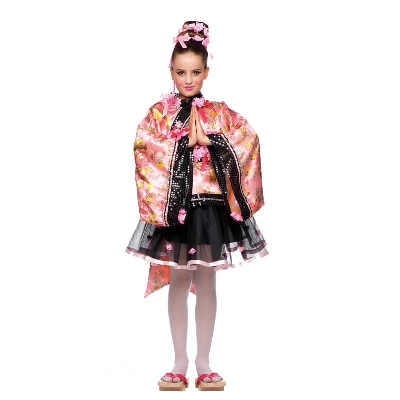 Déguisement de Princesse Japonaise - Luxe 11-12 ans - Déguisements pour  Enfant - Se déguiser et se maquiller - Fêtes et anniversaires