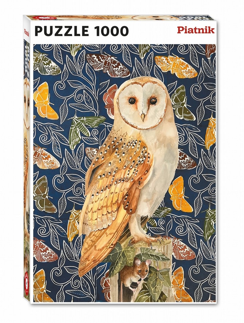 Puzzle 1000 pièces - Lewis - chouette et souris