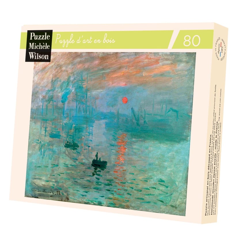 Impression soleil levant de Monet - Puzzle Michèle Wilson | Cultura