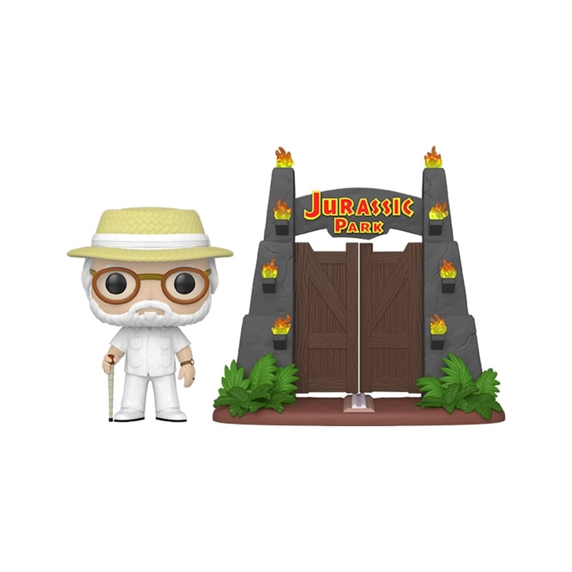 Jurassic Park - Figurine POP! John Hammond with Gates 9 cm