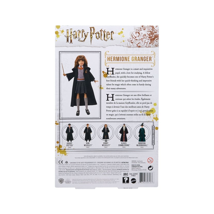 Harry Potter - Figurine Articulée Hermione Granger 8 cm Avec Baguette  Magique