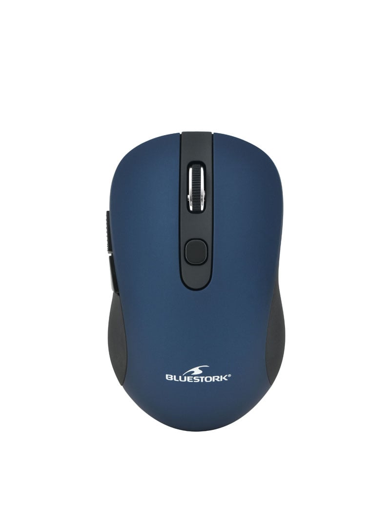 Souris universelle sans fil BLUESTORK 6 boutons métal bleu