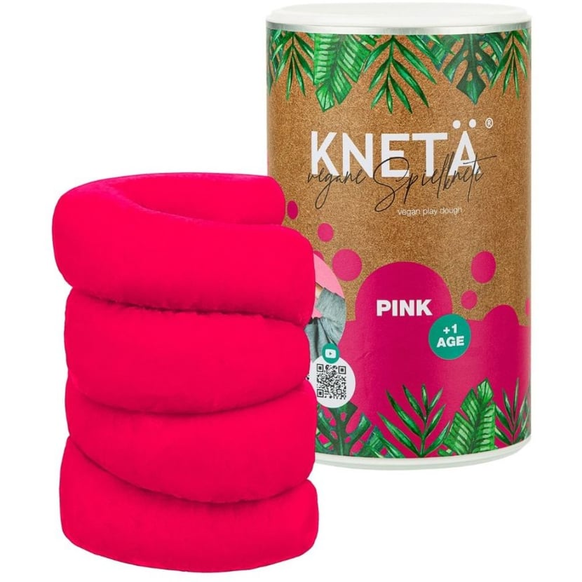 Kneta - Pâte à modeler végétalienne : pot XXL Rose | Cultura