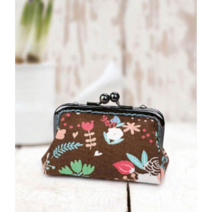 Porte-monnaie rectangulaire à faire soi-même gabarit fermoir