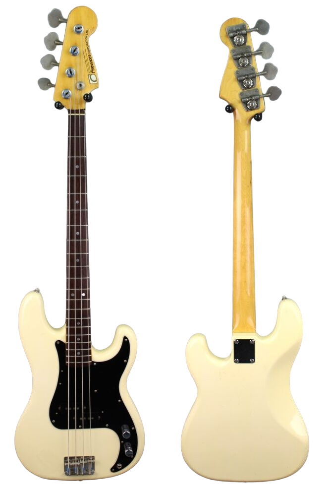Fernandes precision bass fpb-60 wh 1978 japon - Guitare Basse 