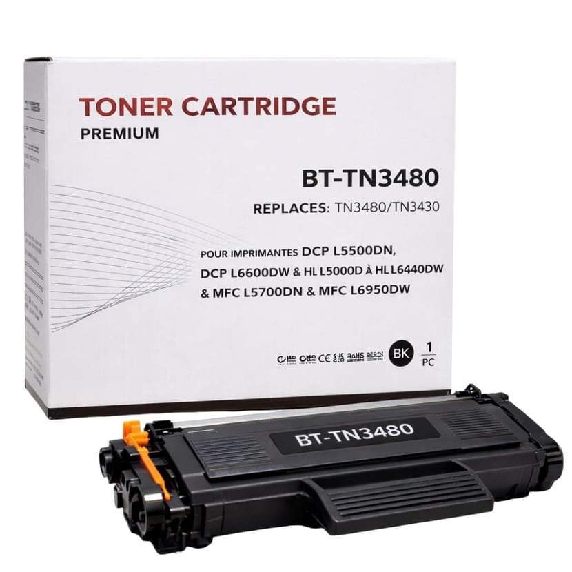 1 Toner Compatibles BROTHER TN3480-TN3430 Imprimantes DCP L5500DN/DCP ...