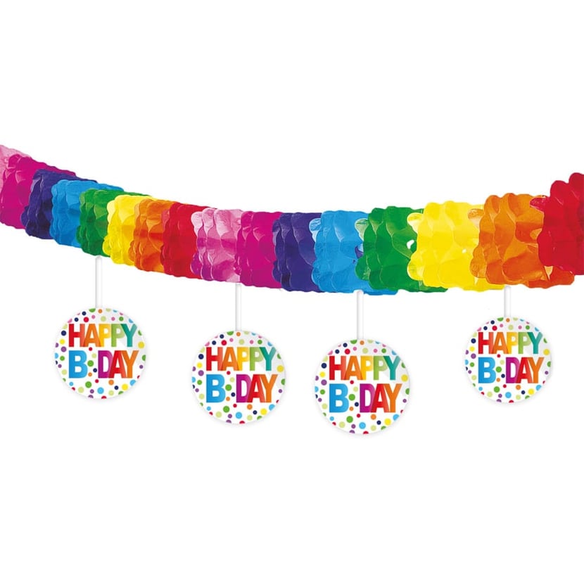 Guirlande Pois Rainbow