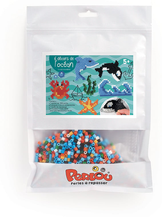 Kit de perles à repasser dauphins