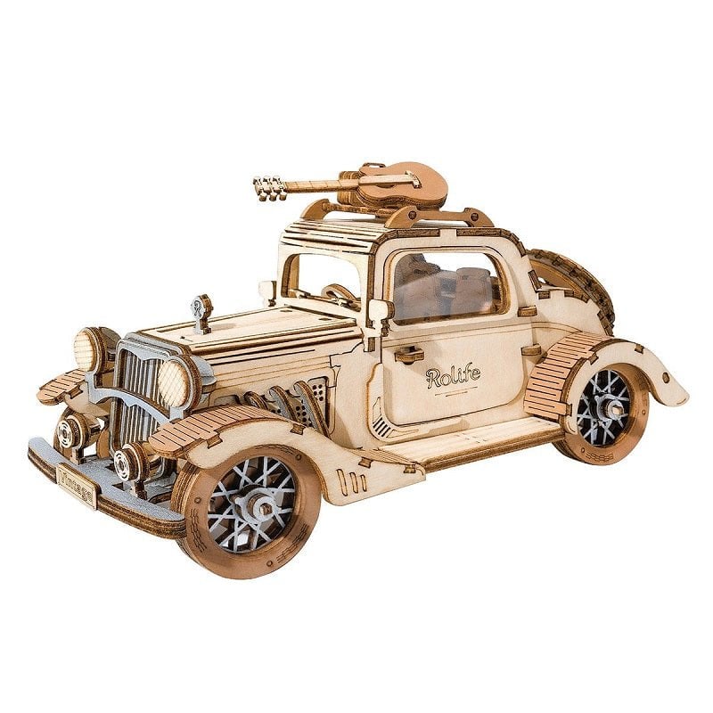 Puzzle 3D bois DIY maquette voiture