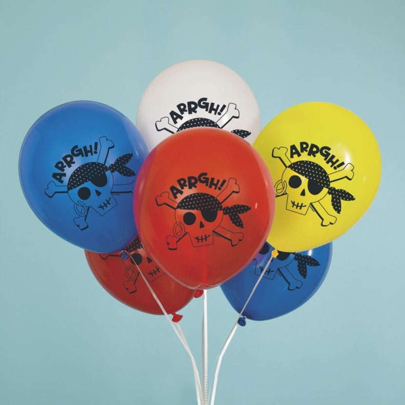 8 Ballons - Pirate - Ballons - Décorer la maison - Fêtes et anniversaires