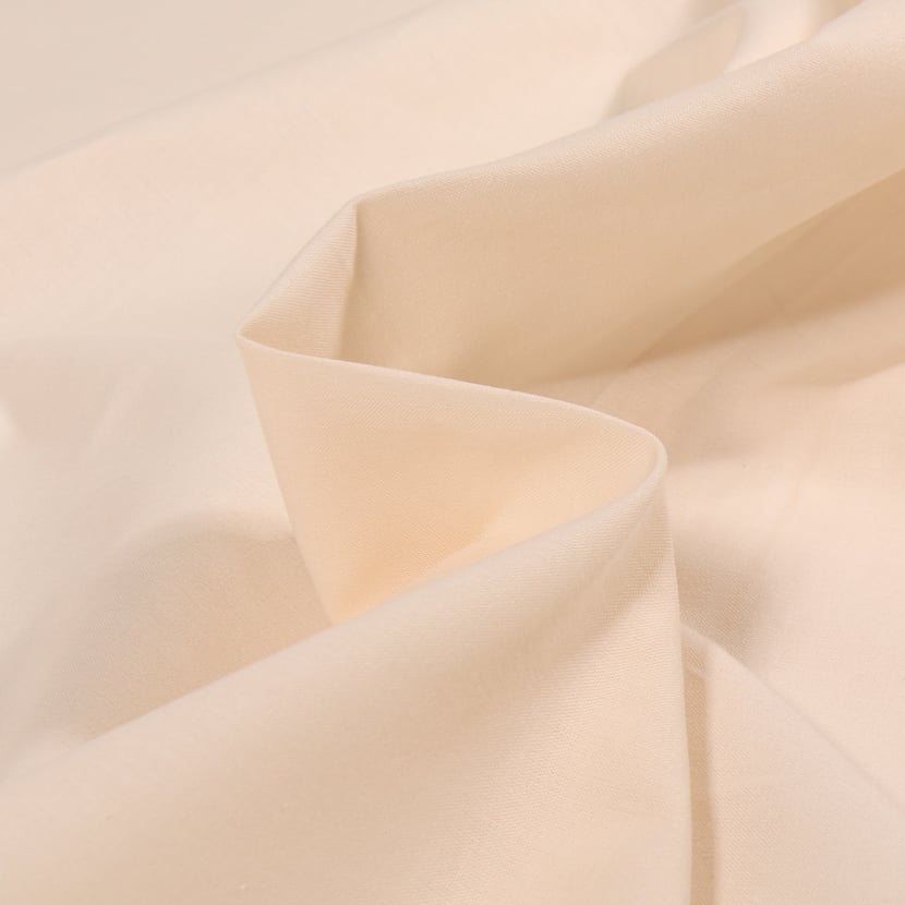 Coupon De Tissu Voilage Champagne - 4,58 M X 0,68 M - Pour Couture Et Déco