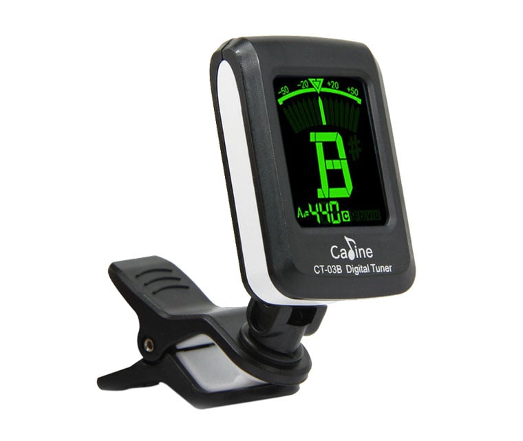 Caline® CT03B – Accordeur Clip Chromatique Haute Précision