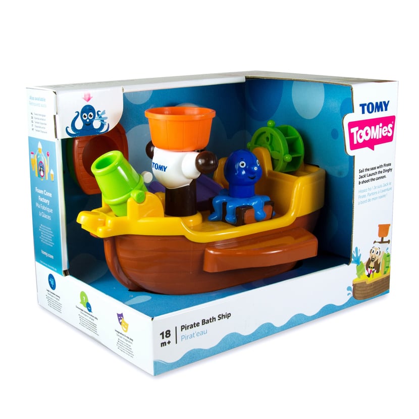 Jouet Bateau Pirate Pour Enfants - Figurines Incluses, Durable, Idéal Pour Jeux D'imagination