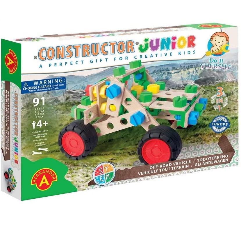 Constructor Junior 3x1 Véhicule toutterrain Jeux de construction