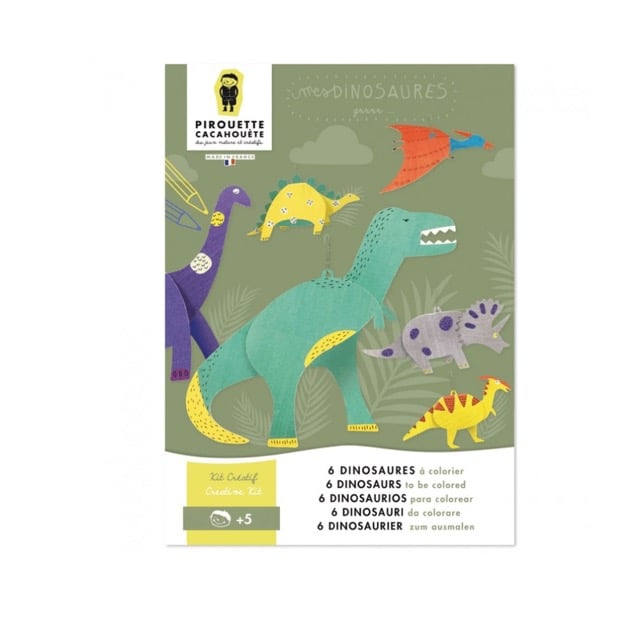 Mes dinosaures à créer et colorier