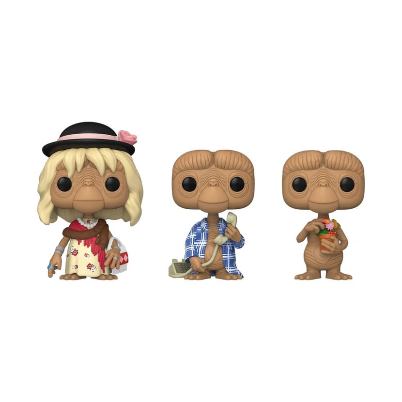 E.T. l'extra-terrestre 40th Anniversary - Pack 3 figurines POP!  E.T. 9 cm