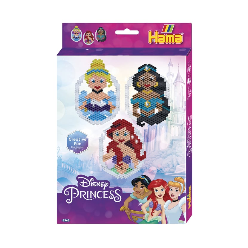Coloriage des princesses Disney à Noël avec Tête à modeler