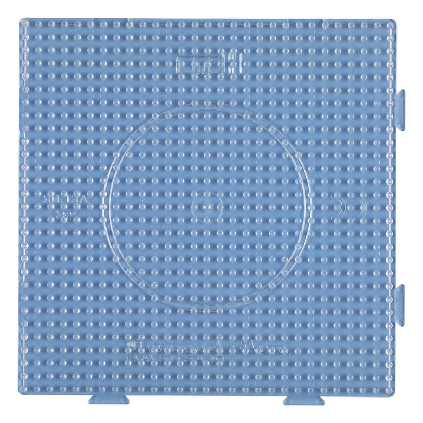 Plaque carrée pour perles à repasser Midi - Picots décalés - 8 x 8