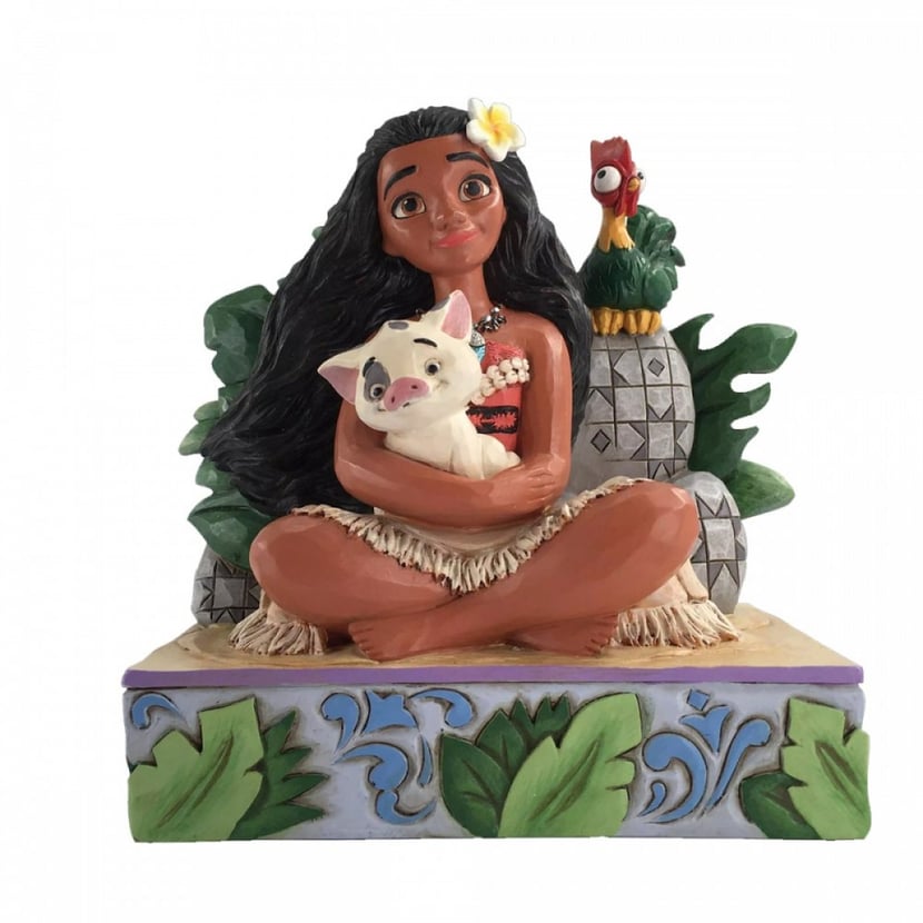 Disney - Statuette Vaiana Moana avec Pua et Hei Hei - Objets à