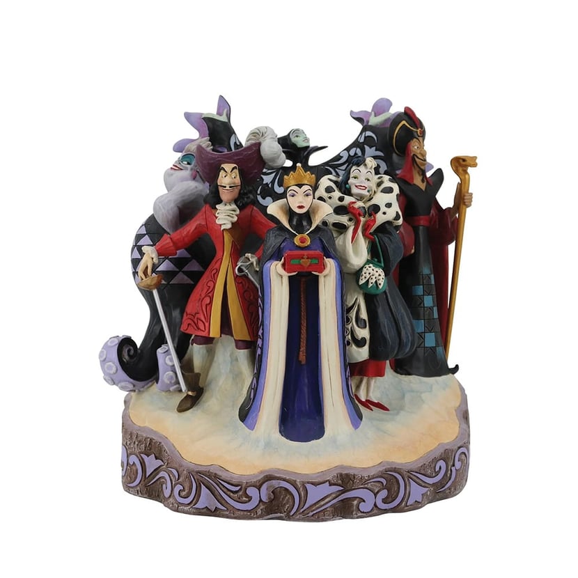 Figurine - Disney Traditions - The Villains carved by heart