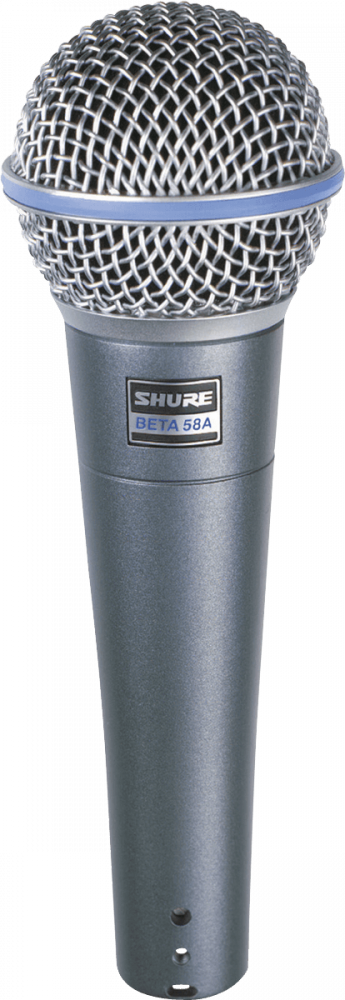 Shure Beta 58A - Microphone pour voix dynamique supercardioïde