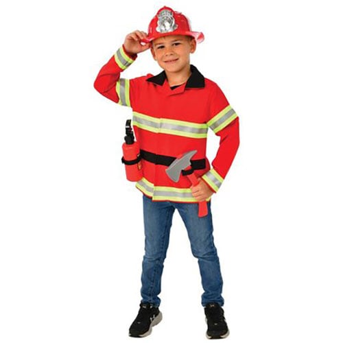 RedCrab Costume Deguisement Pompier Enfants Avec Extincteur