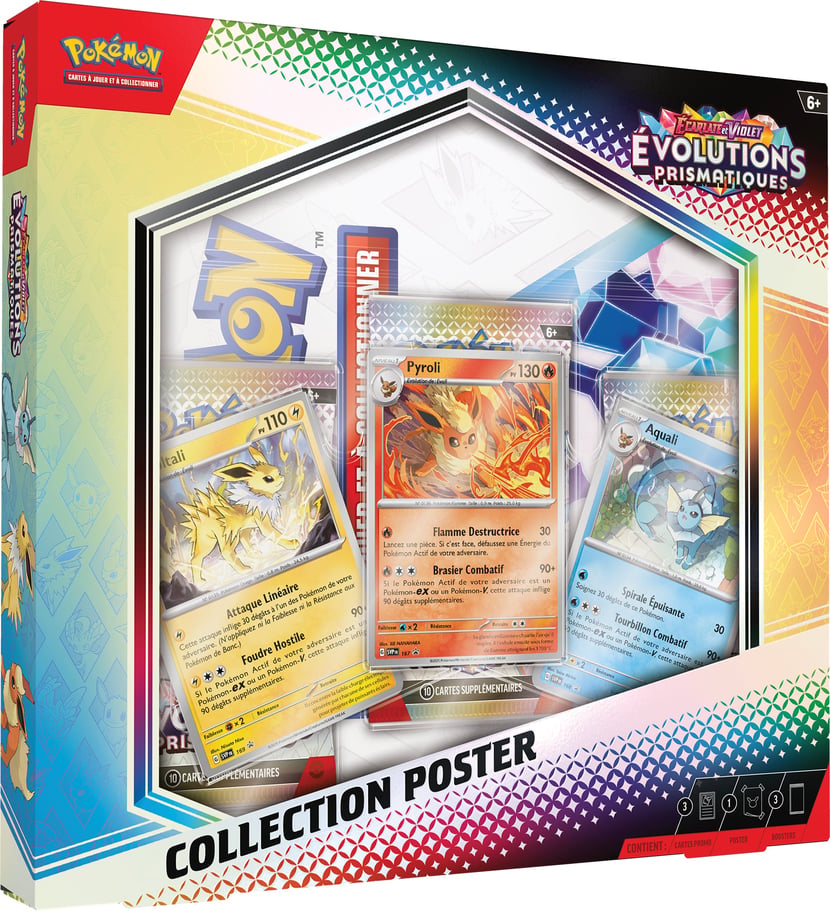 Coffret Poster Pokémon - EV8.5 Evolutions Prismatiques
