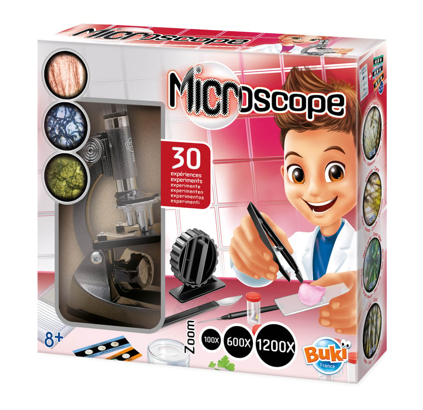 Microscope 30 Expériences - Jeux scientifiques - STEM - Jeux éducatifs