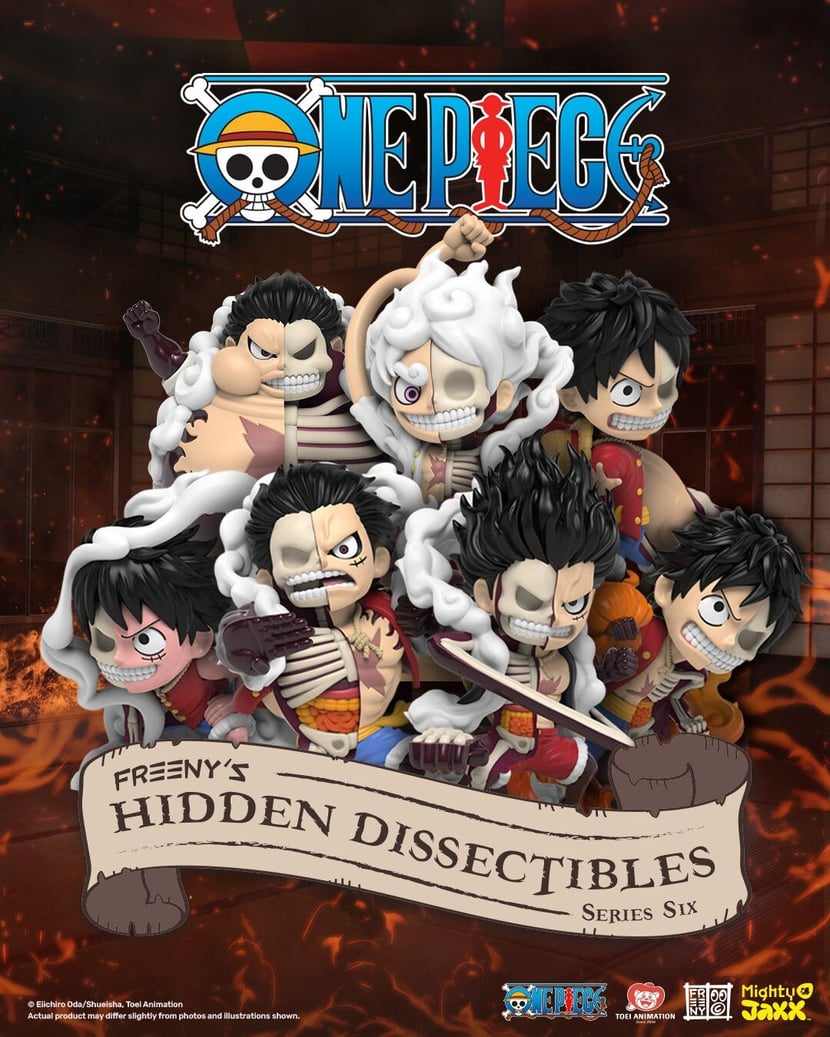 Mighty Jaxx Freeny's Hidden Dissectibles: One Piece série 1, Figurines  boîte Surprise