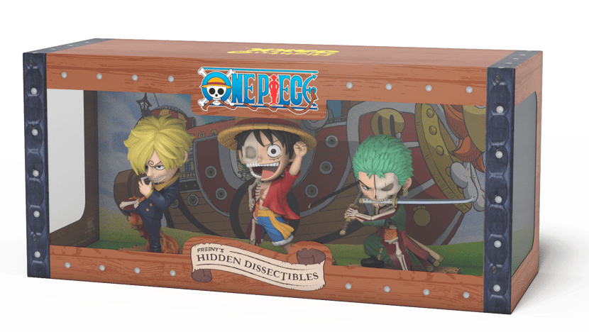 Lot de 3 figurines Mighty Jaxx Hidden Dissectibles - One Piece