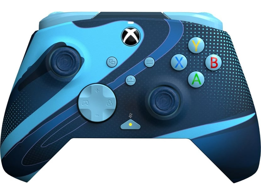 Manette filaire PDP pour Xbox - Rematch Glow - Blue Tide