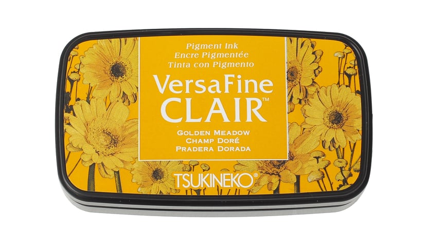 VersaFine Clair - Tampon encreur - champ doré - 76 x 35 mm - Les