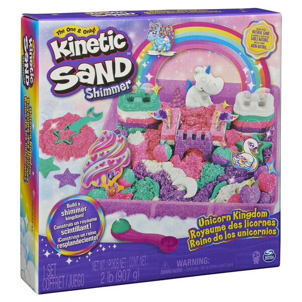 Sable magique à modeler Kinetic Sand - Coffret Le Royaume Magique des  Licornes
