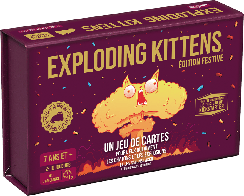 Exploding Kittens : Édition Festive - Asmodee
