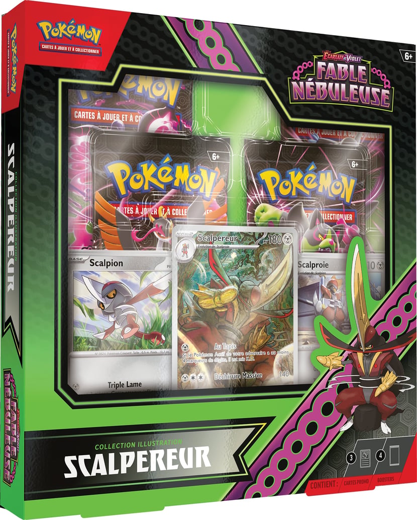 Coffret boosters ex Aout 2024 - Pokémon - 4 pièces