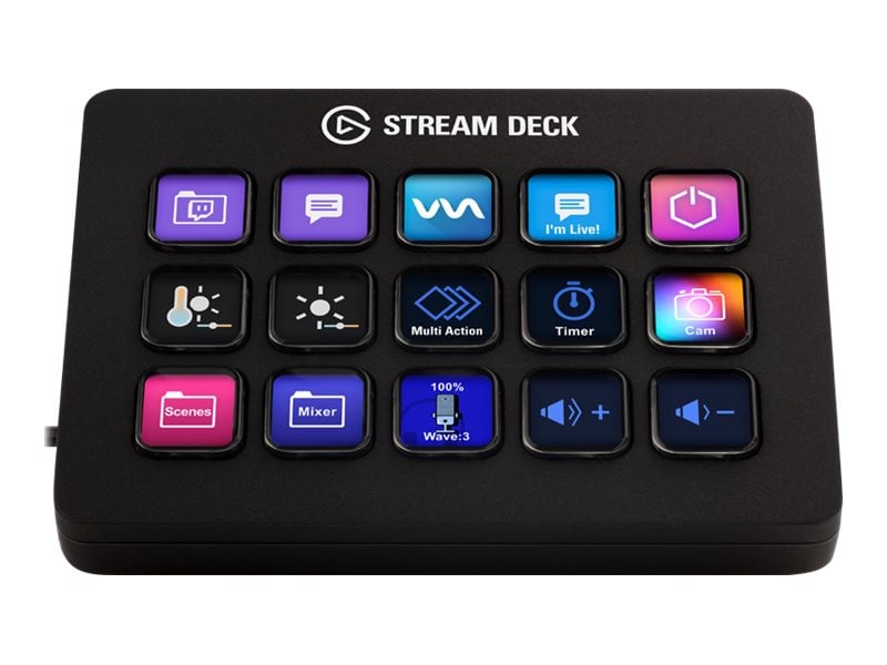 Elgato Stream Deck Plus – Noir – Occasion Comme Neuf – Avec Boîte Et Câble