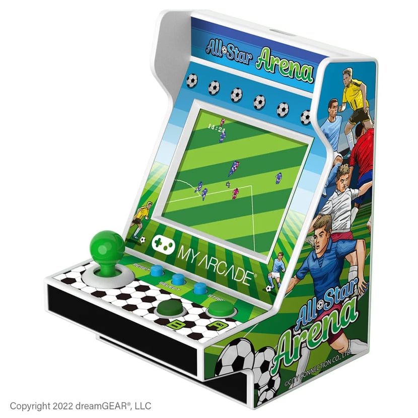Borne D'arcade Mini Avizar - 156 Jeux - Look Rétro - Modèle 3 Multicolore