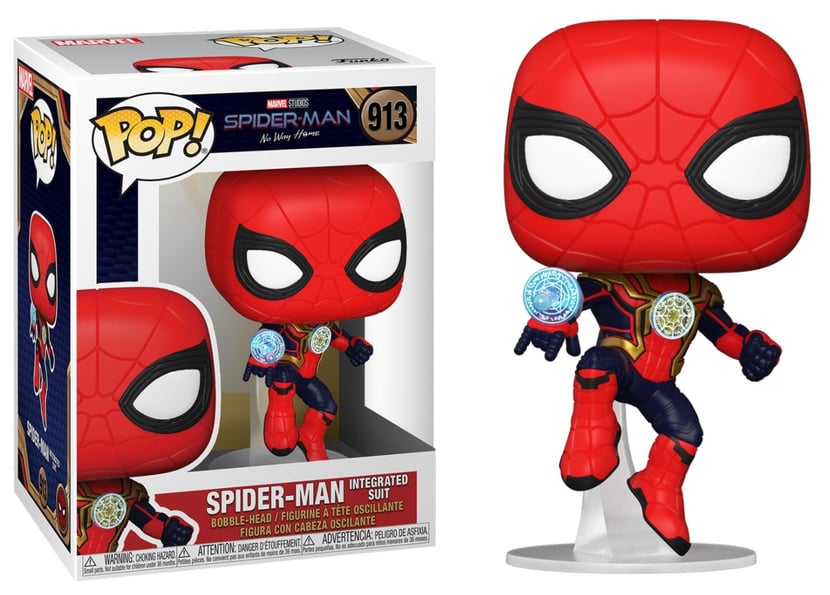 Figurine Spiderman - Marvel - Métal - 15 cm - Objets à collectionner Cinéma  et Séries