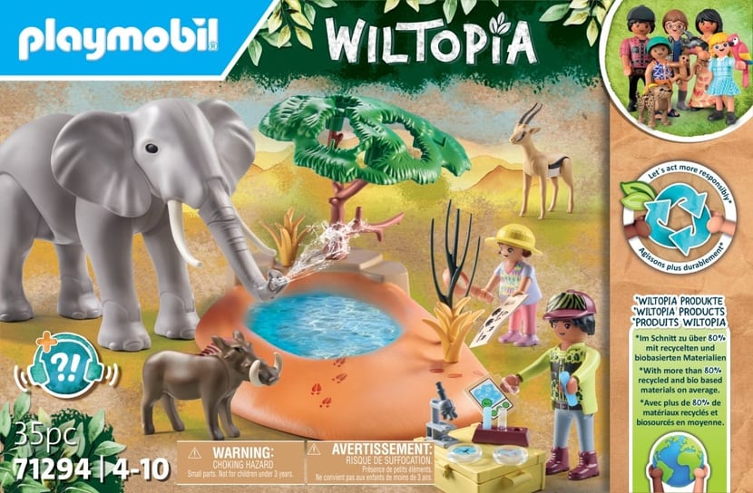 Playmobil® - Explorateurs avec animaux de la savane - 71294 - Playmobil®  Wiltopia