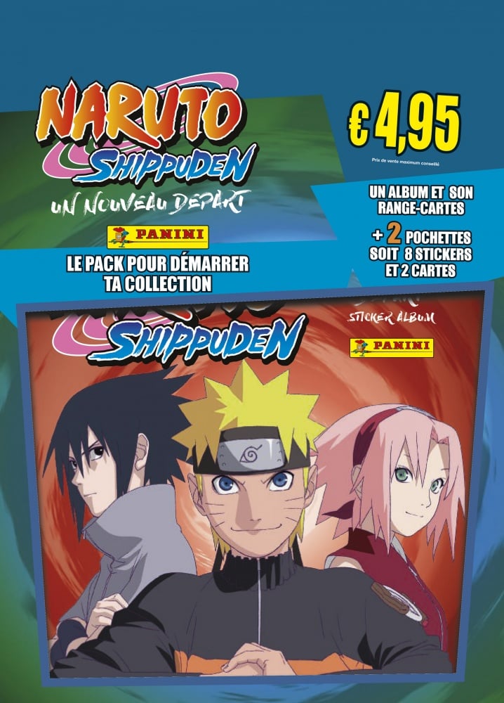 Album et son range carte Naruto Shippuden - Avec 2 pochettes de