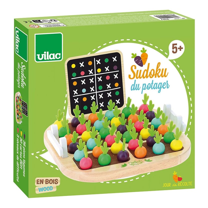 Sudoku du potager - Vilac - Jeux de société enfant