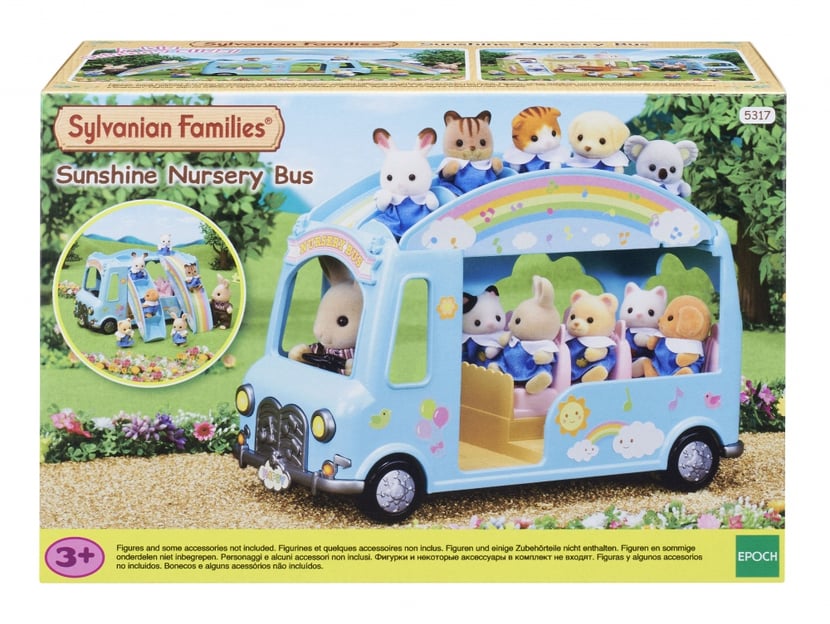 Le bus arc-en-ciel des bébés - Figurines et mondes imaginaires - Jeux  d'imagination